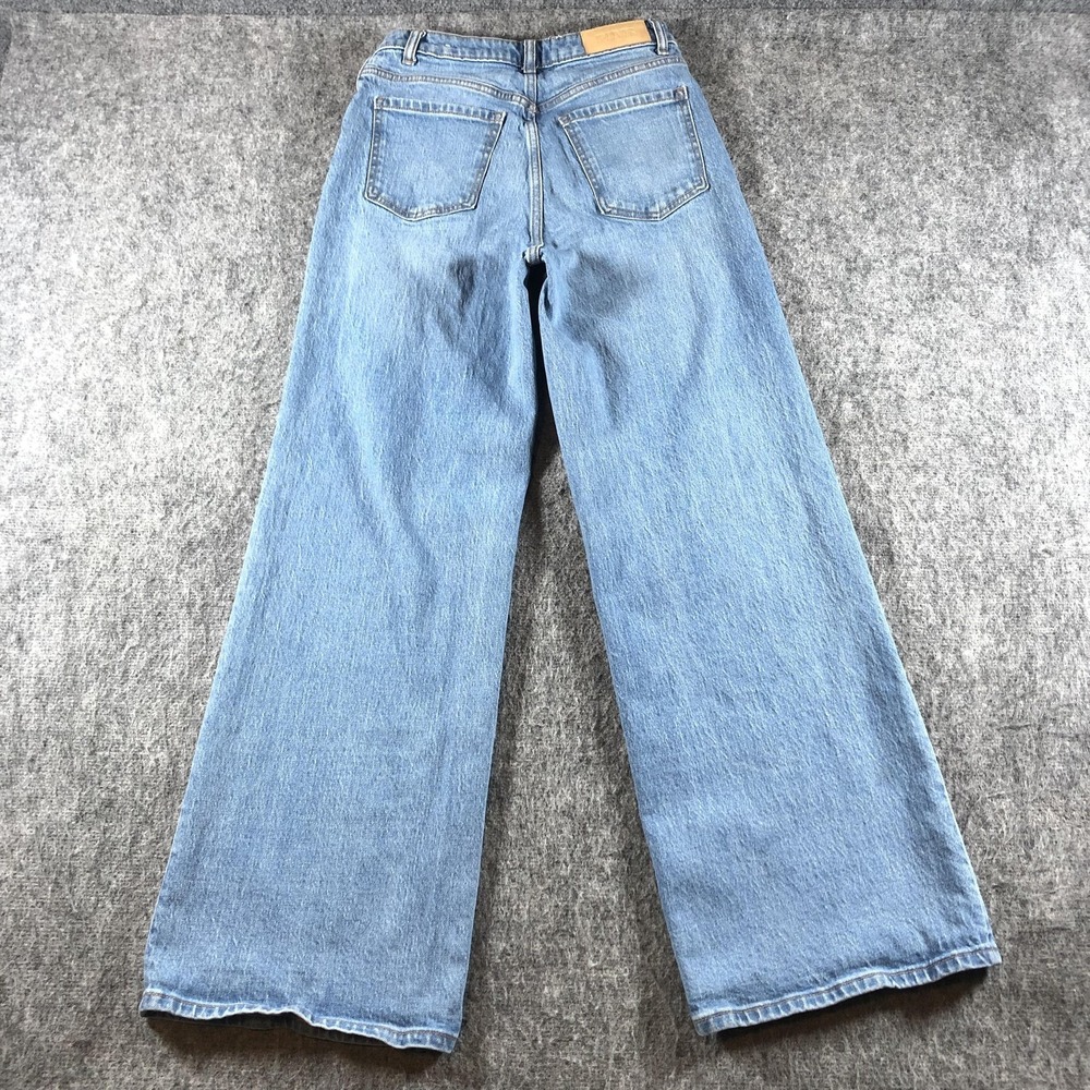 PINK Victoria's Secret High Rise Wide Leg Jeans Womens 6 Denim - Picture 16 of 16